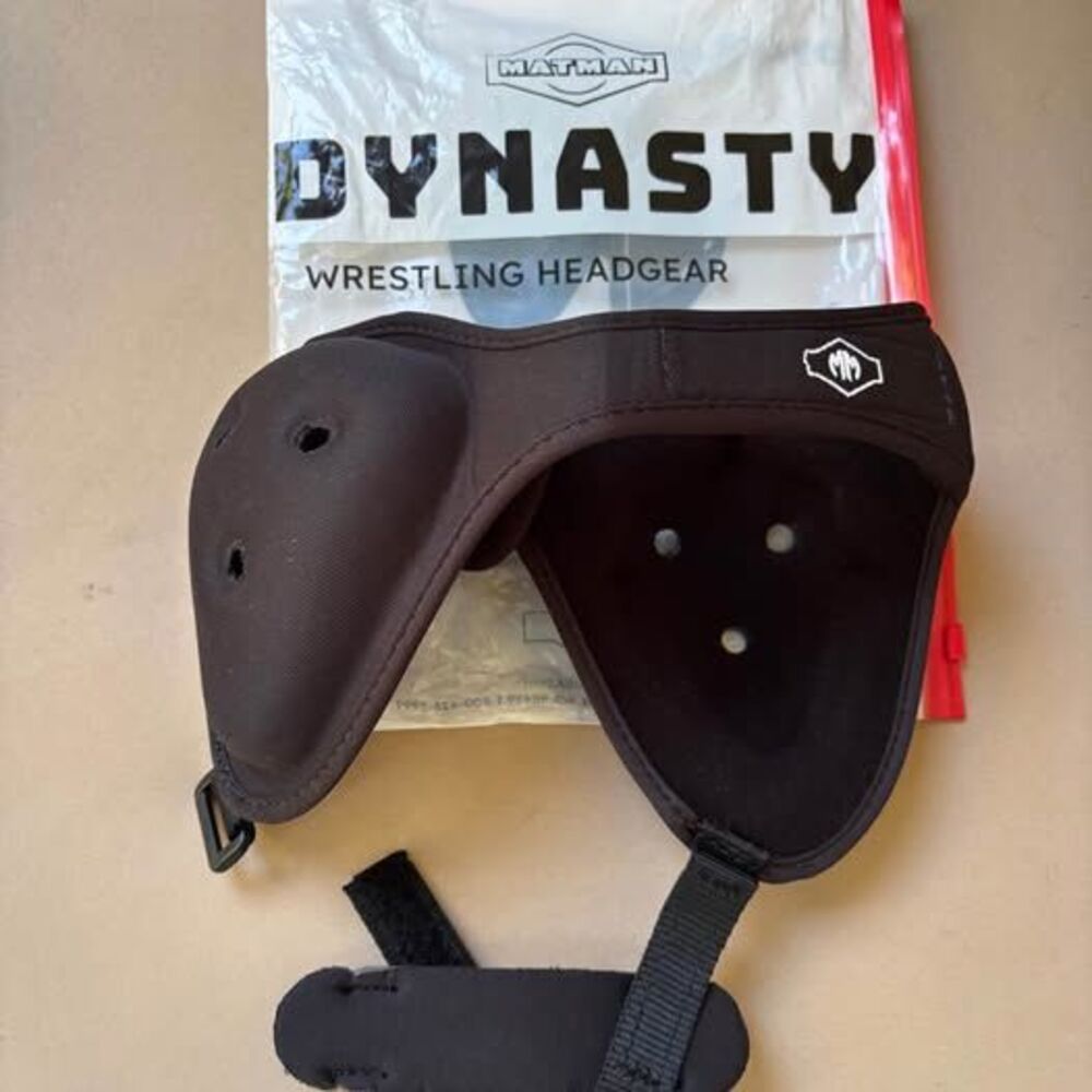 Youth wrestling headgear black matman dynasty youth